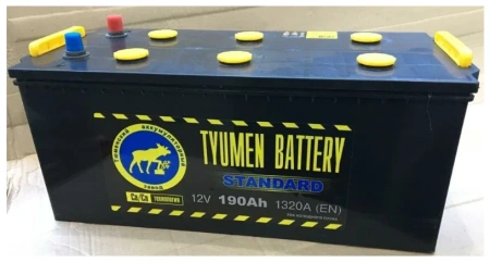 АКБ 6СТ-190 TYUMEN-BATTERY Standart Тюмень